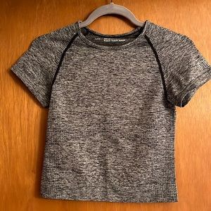 Pink activewear crop top